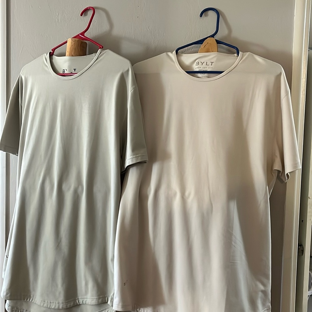BYLT drop cut signature shirt 3 pack
